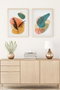 Wallity Huhu65 - Set de 2 Pinturas Decorativas Multicolor 50 x 70 cm